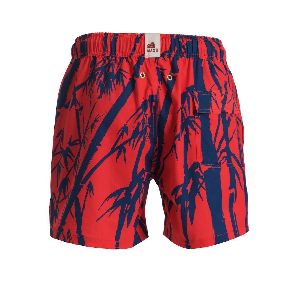 Bamboo Print Swimming Trunks