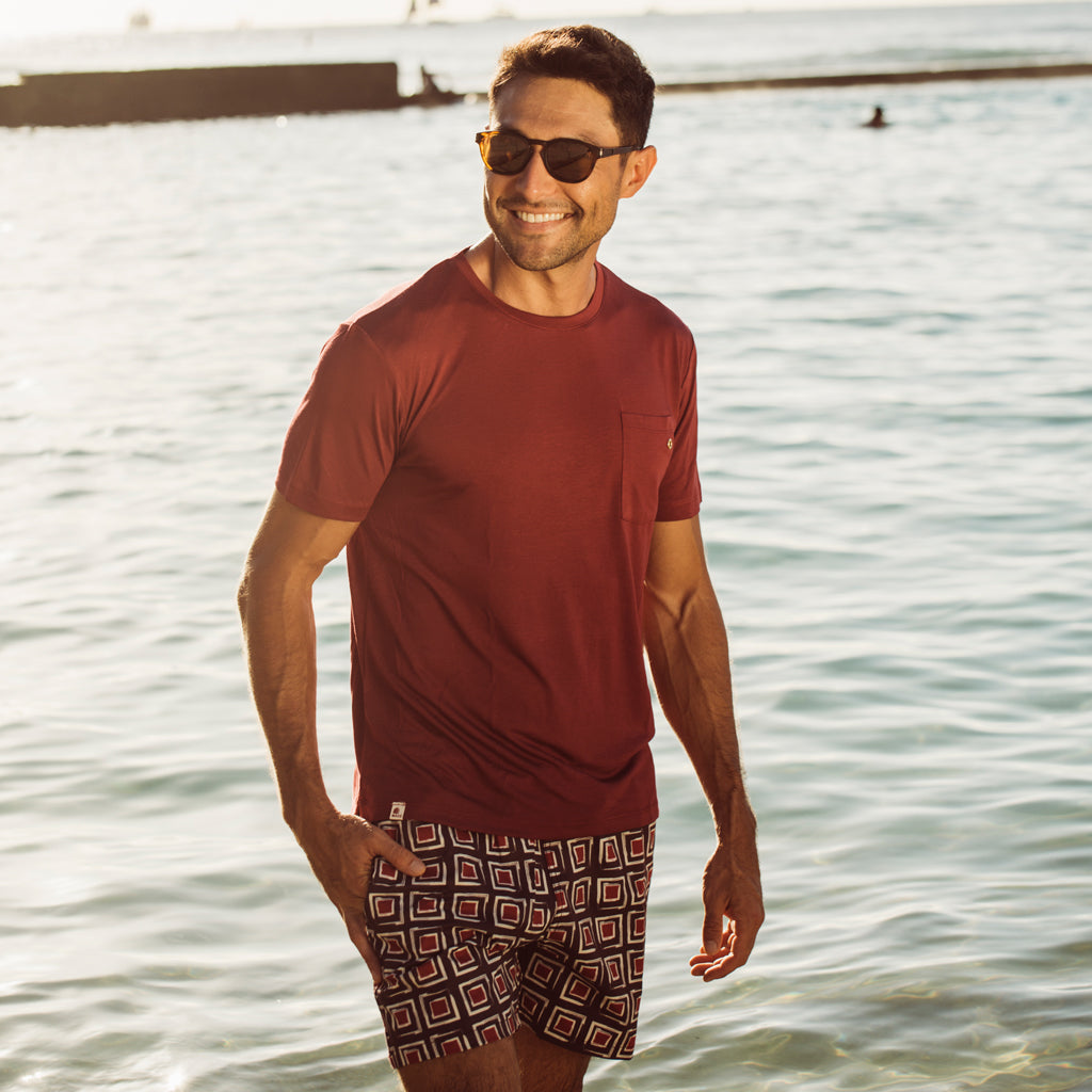 Casual Breathable Bamboo T-shirt. Perfect for beach summer 