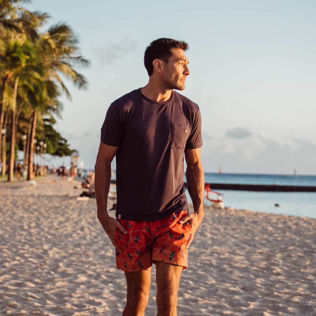 Relax Fit, Breathable bamboo T-shirt. Perfect for humid countries. 
