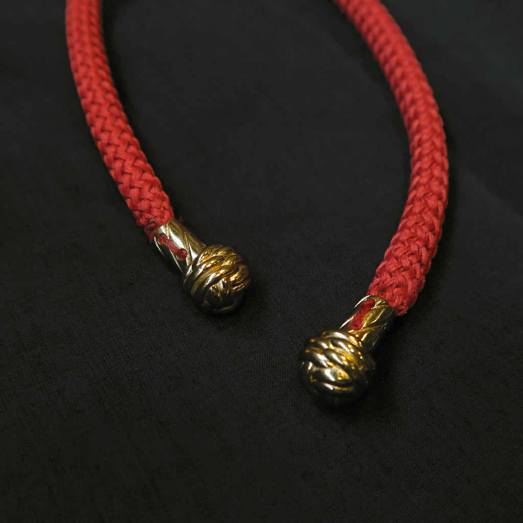  Handcrafted Monkey Fist Knot Aglets Inspired by Mazu (goddess of the sea).