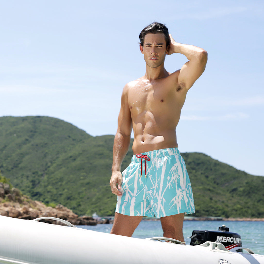 Mazu Resortwear Classic Swim Shorts | Bamboo Fresh Water | Bamboo Design