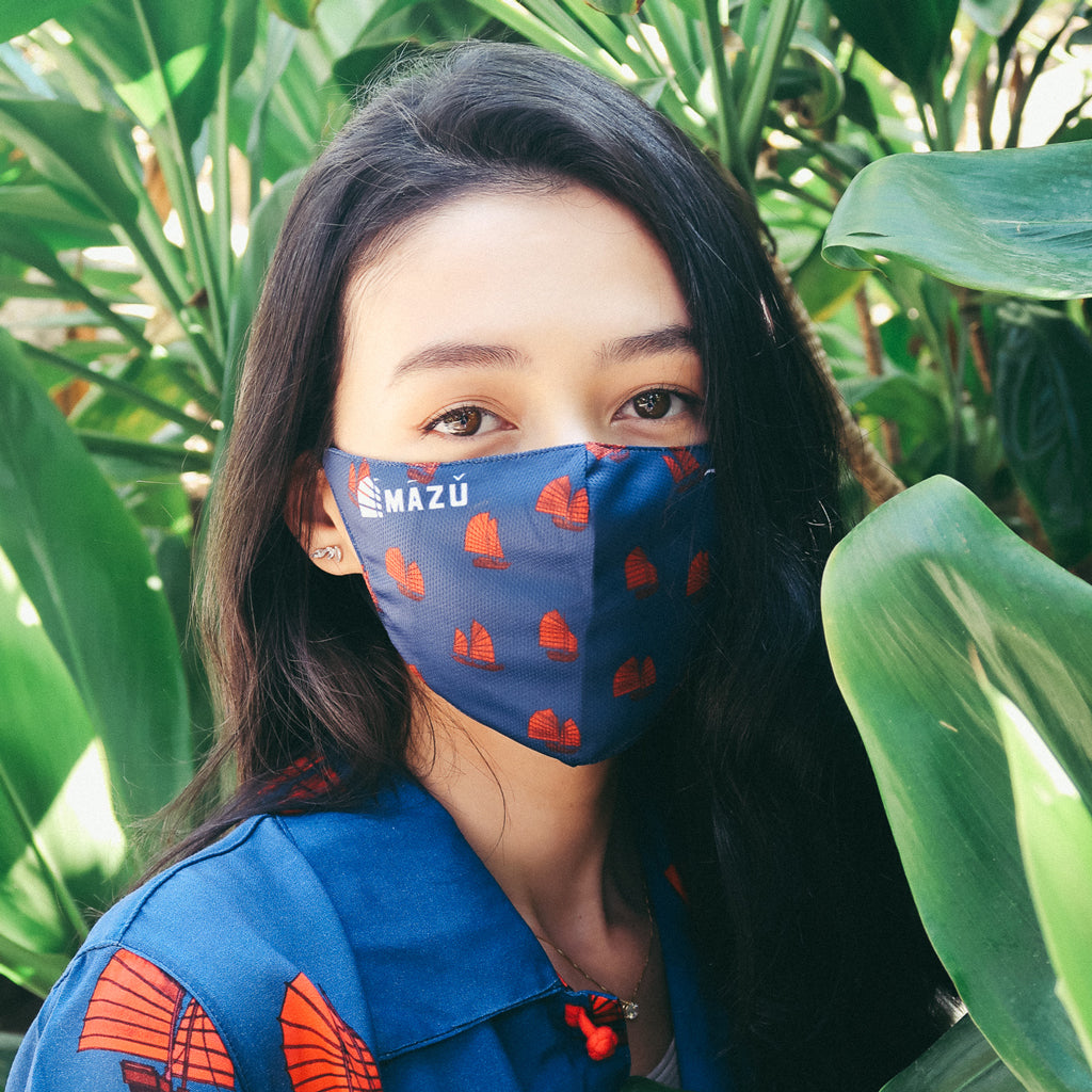 unisex Reusable Eco-Friendly Face Mask | Junk Boat Design 